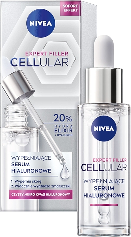 Hialuronowe serum wypełniające - NIVEA Cellular Expert Filler — Zdjęcie N1