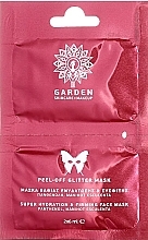 Kup Nawilżająca i ujędrniająca brokatowa maska na twarz - Garden Peel-Off Glitter Mask