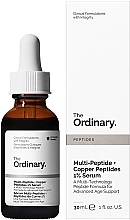 Rozjaśniające serum przeciwzmarszczkowe do twarzy - The Ordinary Multi-Peptide + Copper Peptides 1% — Zdjęcie N2