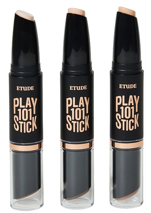 Dwustronny sztyft do twarzy - Eude Play 101 Stick Contour Duo — Zdjęcie N1