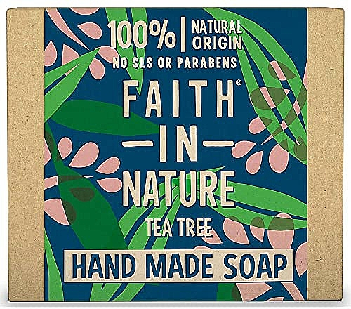 Naturalne mydło do rąk Drzewo herbaciane - Faith In Nature Tea Tree Hand Soap