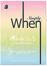 Kup Zestaw - When Simply Fantastic Five Assorted Set (5xmask/23ml)