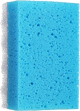 Gąbka prysznicowa kwadratowa, duża, niebieska - LULA — Zdjęcie N1