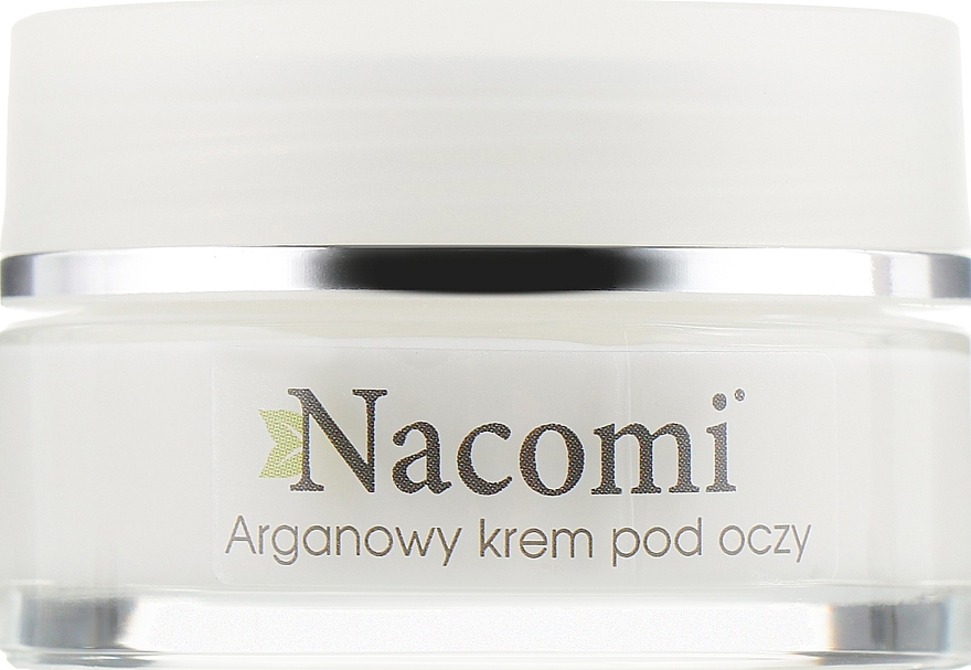 Nacomi Argan Oil Eye Cream - Krem pod oczy z marokańskim olejem arganowym i olejem z pestek winogron — Zdjęcie N2