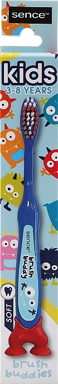 Szczoteczka do zębów dla dzieci, niebieska - Sence Fresh Kids Soft Toothbrush — Zdjęcie N1