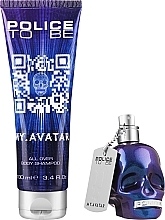 Police To Be My Avatar for Man - Zestaw (edt/40ml + shamp/100ml) — Zdjęcie N2