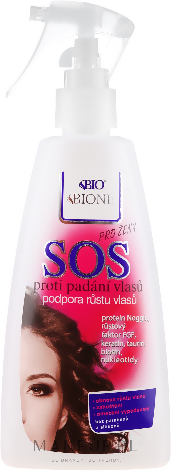 Spray przeciw wypadaniu włosów - Bione Cosmetics SOS Anti Hair Loss For Women — Zdjęcie 200 ml