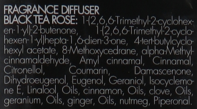 Dyfuzor zapachowy - Millefiori Milano Black Tea Rose Fragrance Diffuser — Zdjęcie N5