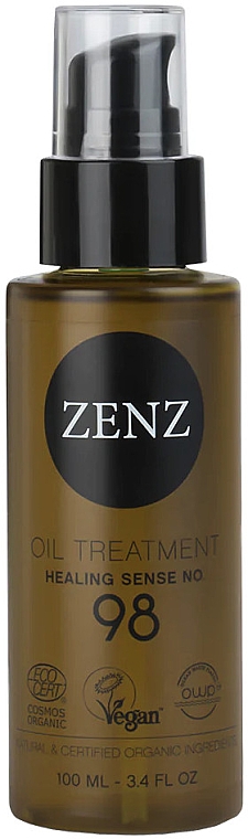 Olejek do włosów i skóry - Zenz Organic Healing Sense No. 98 Oil Treatment — Zdjęcie N1
