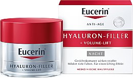 Ujędrniający krem do twarzy na noc - Eucerin Hyaluron-Filler+Volume-Lift Night Cream — Zdjęcie N2