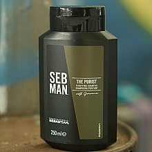 Szampon do włosów - Sebastian Professional Seb Man The Purist Purifying Shampoo — Zdjęcie N3