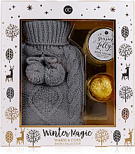 Kup Zestaw świąteczny - Accentra Winter Magic Warm & Cosy Bath Collection (b/cr/50ml + bomb/50g + bottle)