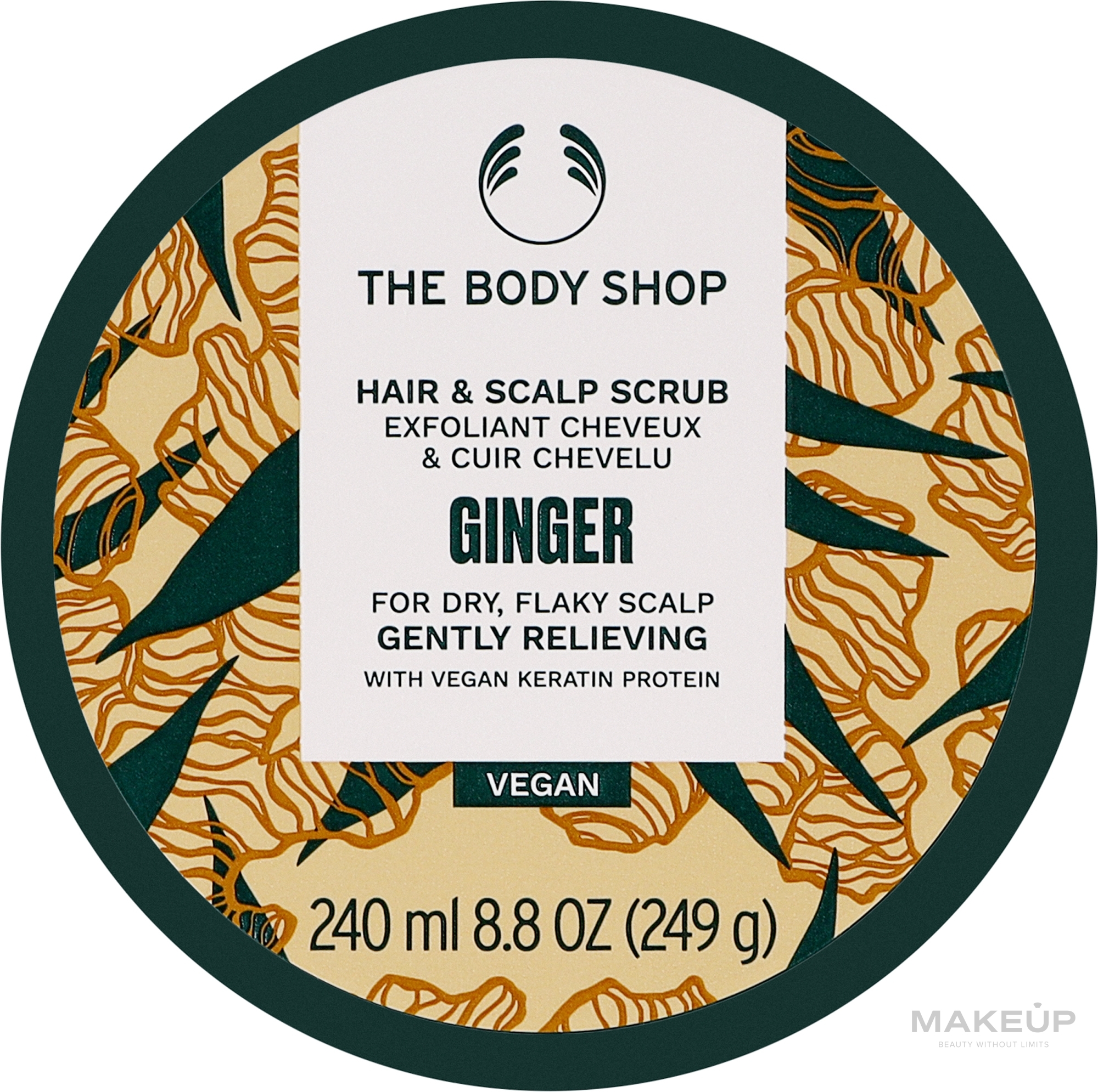 Peeling do włosów i skóry głowy Imbir - The Body Shop Ginger Hair & Scalp Scrub — Zdjęcie 240 ml