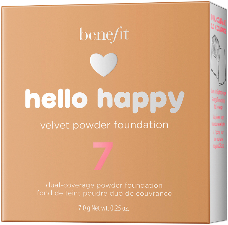 Podkład w pudrze do twarzy - Benefit Hello Happy Velvet Powder Foundation — Zdjęcie N9