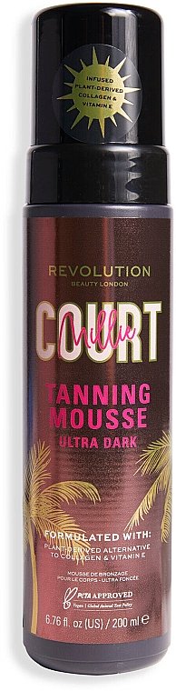 Pianka samoopalająca - Revolution Beauty X Millie Court Body Tanning Mousse — Zdjęcie N1