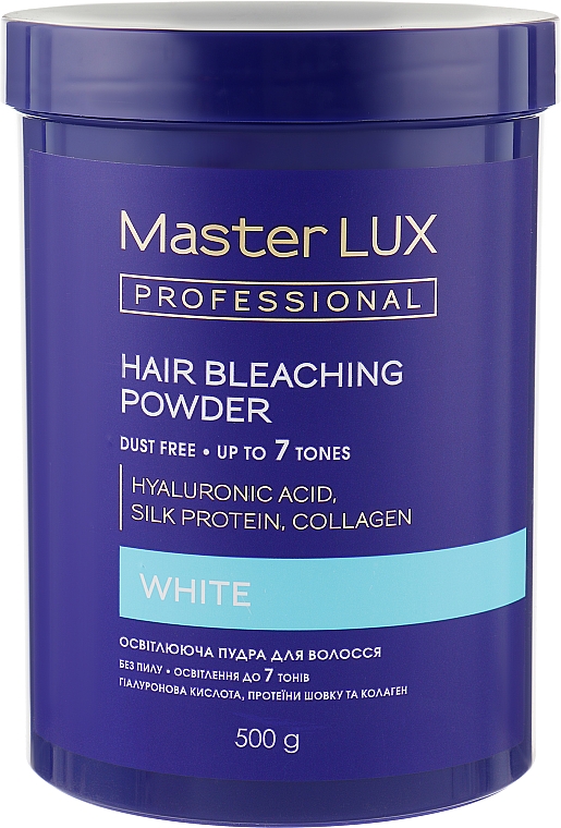 Rozświetlacz do twarzy - Master LUX Professional White Hair Bleaching Powder — Zdjęcie N1