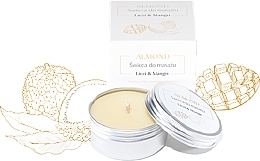 PRZECENA! Świeca do masażu Liczi i mango - Almond Cosmetics Lichee & Mango Massage Candle * — Zdjęcie N1