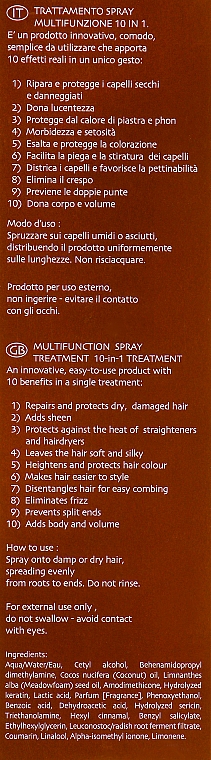 Profesjonalny spray do włosów - Phytorelax Laboratories Coconut Professional Hair Care Spray — Zdjęcie N3