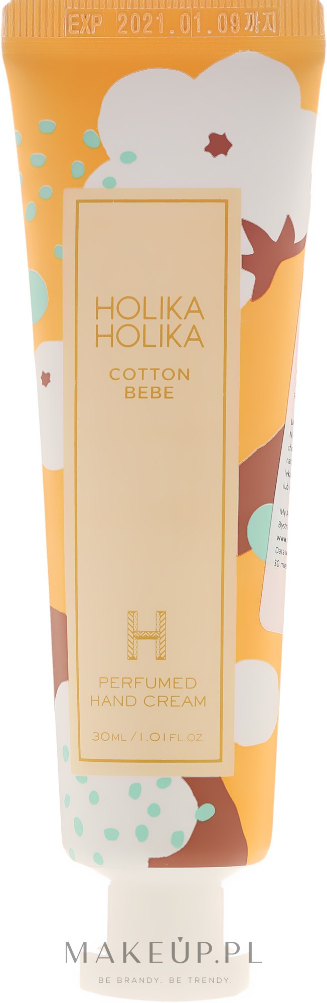 Perfumowany krem do rąk Bawełna - Holika Holika Cotton Bebe Perfumed Hand Cream — Zdjęcie 30 ml