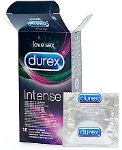 Prezerwatywy prążkowane, 10 szt. - Durex Intense Orgasmic — Zdjęcie N3