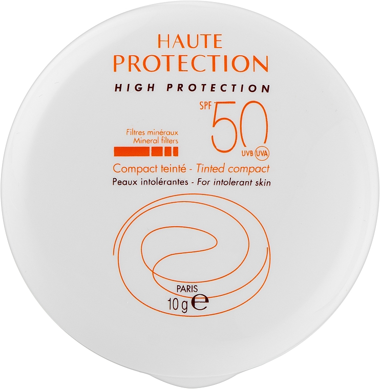 Ochronny podkład mineralny do skóry nadwrażliwej i alergicznej SPF 50 - Avène High Protection Tinted Compact