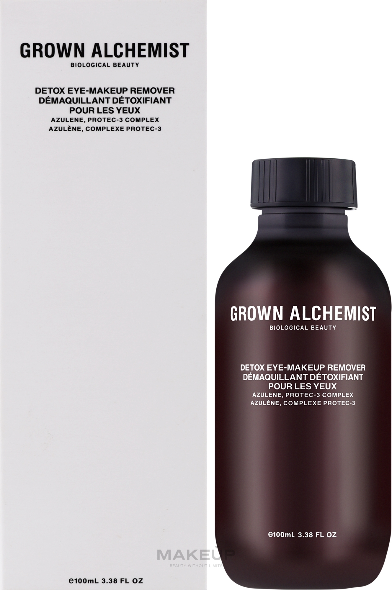 Płyn do demakijażu oczu - Grown Alchemist Detox Eye-Makeup Remover Azulene & Tocopherol — Zdjęcie 100 ml