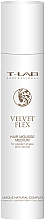 Kup Pianka do włosów średnio utrwalająca - T-LAB Professional Velvet Flex Hair Mousse Medium