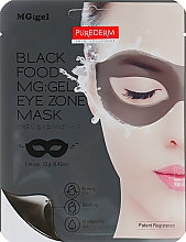 Kup Hydrożelowa odżywcza maska ​​pod oczy - Purederm Black Food MG: Eye Zone Mask