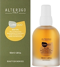 Olejek ujarzmiający niesforne i puszące się włosy - Alter Ego CureEgo Silk Oil Beautyfying Oil Treatment — Zdjęcie N4