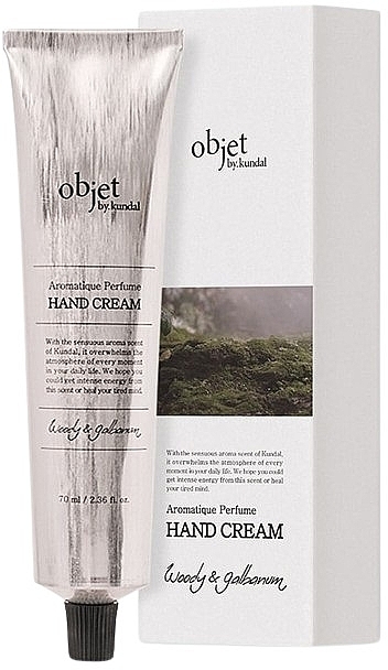 Krem do rąk i paznokci - Kundal Object By Kundal Aromatique Perfume Hand Cream Woody & Galbanum — Zdjęcie N1