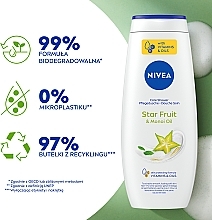 Żel pod prysznic Karambola i olej monoi - NIVEA Care & Star Fruit Shower Gel — Zdjęcie N6