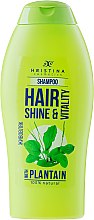 Kup Naturalny szampon wzmacniający do włosów Babka - Hristina Cosmetics Hair Shine & Vitality With Plantain Shampoo