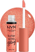 Nieklejący się błyszczyk do ust - NYX Professional Makeup Butter Gloss Bling — Zdjęcie N3