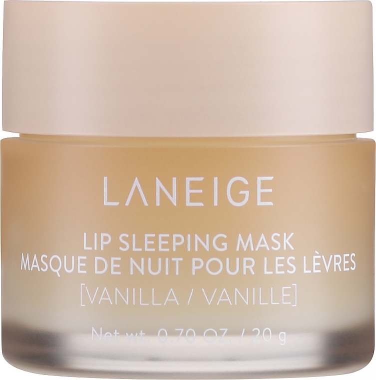 Intensywnie regenerująca maska nocna do ust o zapachu wanilii - Laneige Sleeping Care Lip Sleeping Mask Vanilla — Zdjęcie N1