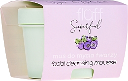 Mus do mycia twarzy Borówka - Fluff Facial Cleansing Mousse Wild Blueberry — Zdjęcie N1