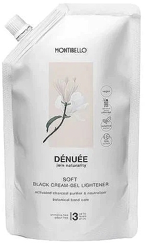 Krem-żel-rozjaśniacz - Montibello Denuee Soft Black Cream Gel Lightener — Zdjęcie N3