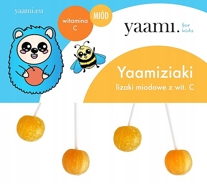 Lizaki witaminowe "Miód + witamina C - Lullalove Yaami For Kids — Zdjęcie N1