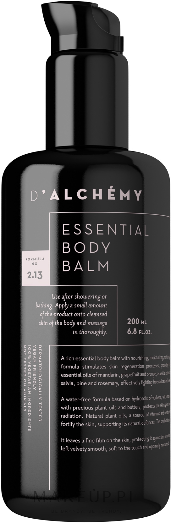 Esencjonalny balsam do ciała - D'Alchemy Essential Body Balm — Zdjęcie 200 ml
