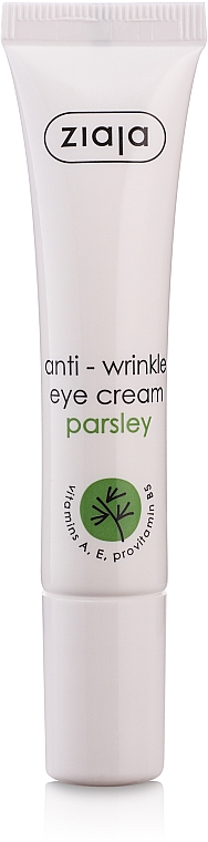 Krem pod oczy z pietruszką - Ziaja Cream Eye And Eyelid Anti-Wrinkle Parsley — Zdjęcie N1