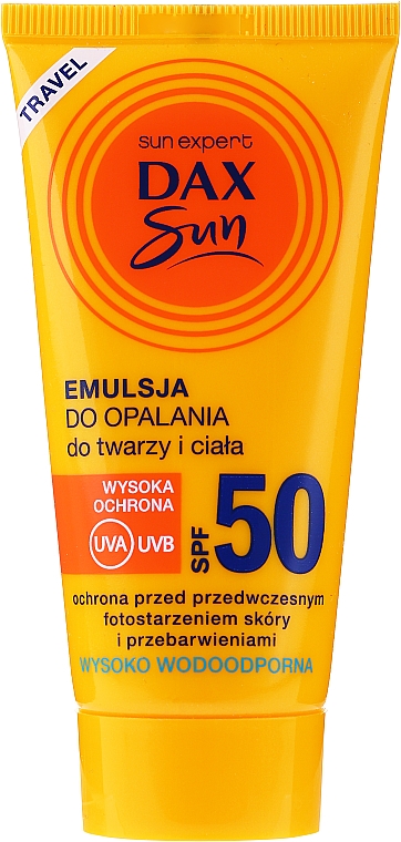 Emulsja do opalania do twarzy i ciała - Dax Sun Emulsion SPF50