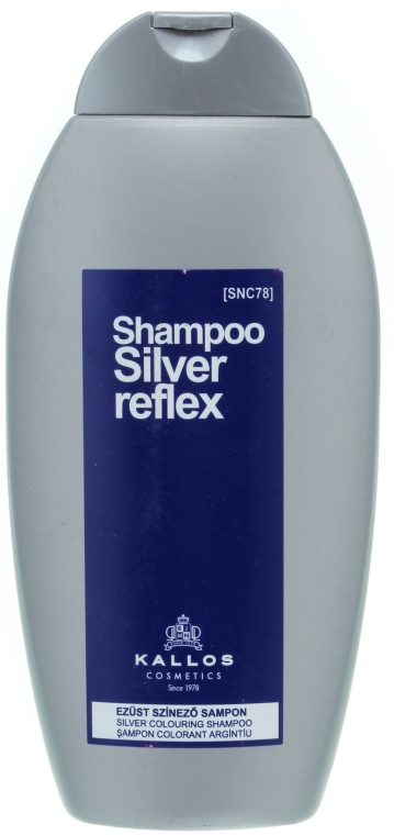 Szampon do włosów siwych i rozjaśnianych - Kallos Cosmetics Silver Reflex Shampoo — фото N1