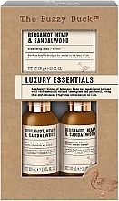 Kup Zestaw - Baylis & Harding The Fuzzy Duck Bergamot Hemp & Sandalwood Men's Luxury Essentials Gift Set (hair/body/wash/100ml + ash/balm/100ml + soap/100g)