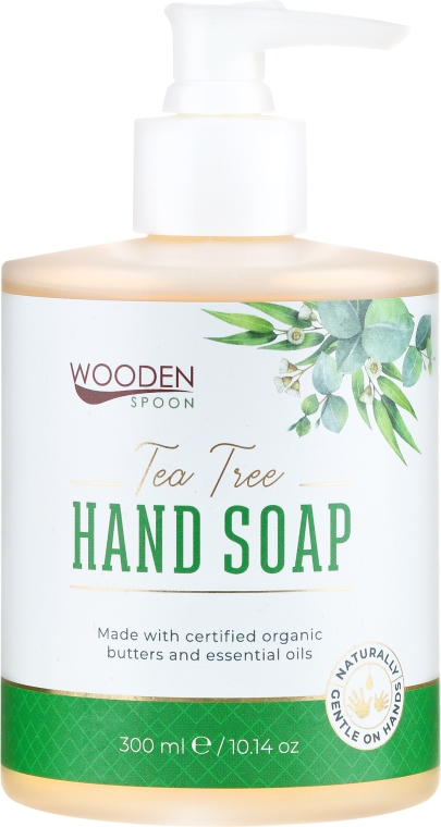 Mydło w płynie do rąk Drzewo herbaciane - Wooden Spoon Tea Tree Hand Soap — Zdjęcie N1