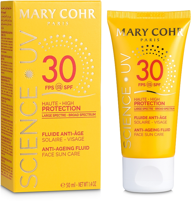 Emulsja przeciwsłoneczna z pigmentem SPF 30 - Mary Cohr SPF 30 Anti-Ageing Fluid — Zdjęcie N1