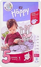 Kup Pieluszki dla niemowląt 12-25 kg, rozmiar 5, 1 szt. - Bella Baby Happy Junior