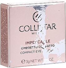 PRZECENA! Cień do powiek - Collistar Impeccable Compact Eye Shadow * — Zdjęcie N4