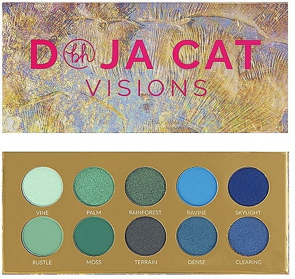 Paleta cieni do powiek - BH Cosmetics X Doja Cat Visions Eyeshadow Palette — Zdjęcie N1