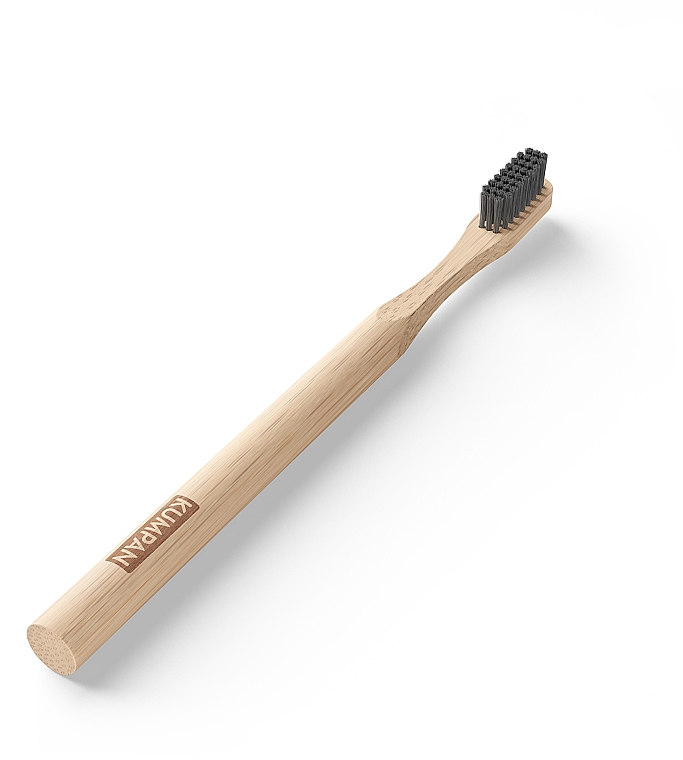 Bambusowa szczoteczka do zębów z węglem aktywnym ASCH01 - Kumpan Bamboo Charcoal Toothbrush — Zdjęcie N2