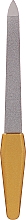 Szafirowy pilnik do paznokci 12,5 cm, złoty - Top Choice  — Zdjęcie N1