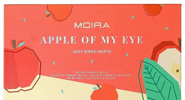 Paleta cieni do powiek - Moira Apple Of My Eye Juicy Series Palette — Zdjęcie N2